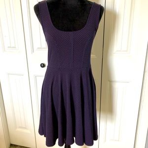 runaway lover grey crochet skater dress